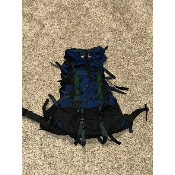 Jansport Rare NWOT Vintage Hiking Backpack USA 26 X 16.5 Padded Back Frameless - Picture 11 of 12